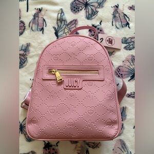 Juicy Couture Blush Embossed Backpack